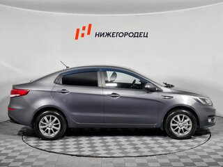 2016 Kia Rio III Рестайлинг, серый, 833000 рублей, вид 4