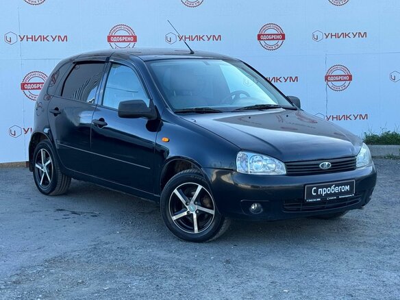 2011 Lada (ВАЗ) Kalina I, чёрный - вид 6