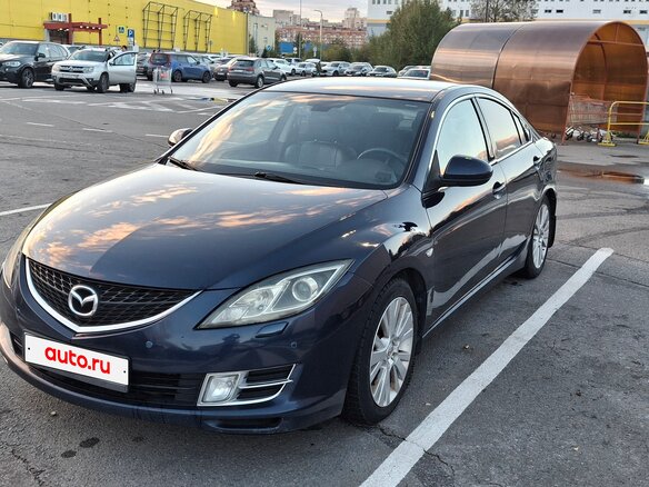 2008 Mazda 6 II (GH), синий