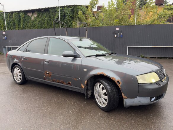 2002 Audi A6 II (C5) Рестайлинг, серый, 290000 рублей - вид 1
