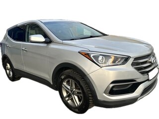 2016 Hyundai Santa Fe III Рестайлинг, серебристый, 2400000 рублей, вид 2