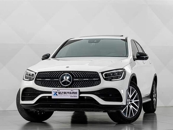 2022 Mercedes-Benz GLC Coupe 300 I (C253) Рестайлинг, белый