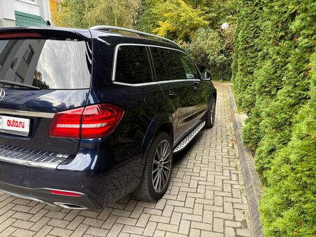 2017 Mercedes-Benz GLS 400 I (X166), синий, 3750000 рублей, вид 4