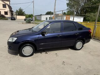 2015 Lada (ВАЗ) Granta I, синий, 330000 рублей, вид 4