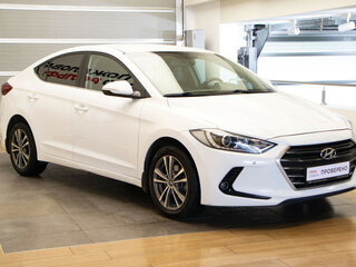 2018 Hyundai Elantra VI (AD), белый, 1614000 рублей, вид 3