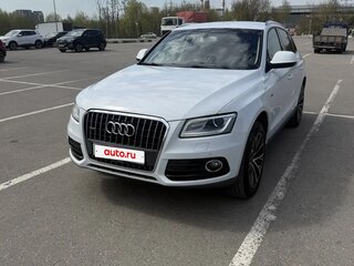2013 Audi Q5 I (8R) Рестайлинг, белый, 1850000 рублей, вид 1