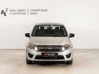 2017 Lada (ВАЗ) Granta I, серебристый, 467600 рублей, вид 2
