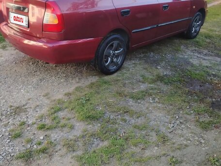 2006 Hyundai Accent ТагАЗ II, красный, 285000 рублей, вид 3