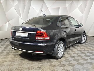2018 Volkswagen Polo V Рестайлинг, чёрный, 1295000 рублей, вид 2