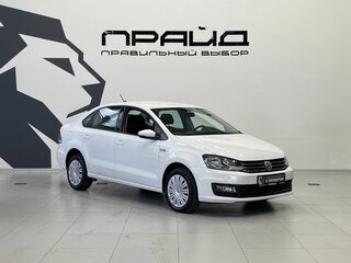 2019 Volkswagen Polo V Рестайлинг, белый, 1359900 рублей, вид 3