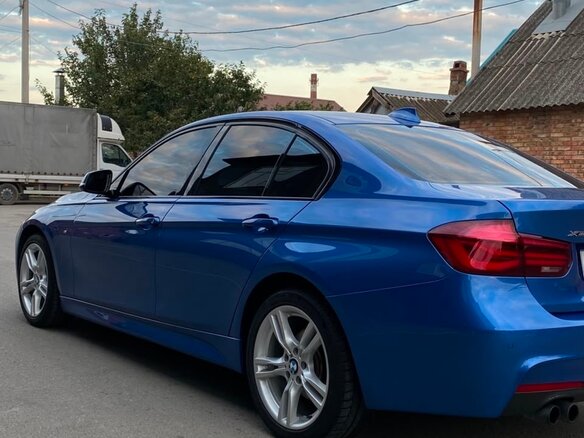 2017 BMW 3 серии 330i xDrive VI (F3x) Рестайлинг, синий - вид 6