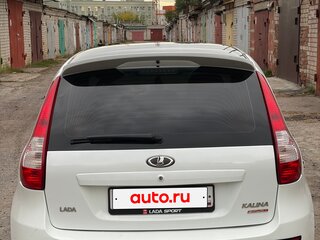 2014 Lada (ВАЗ) Kalina Sport II, белый, 450000 рублей, вид 3