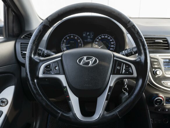 2014 Hyundai Solaris I Рестайлинг, чёрный - вид 12