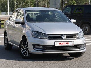 2018 Volkswagen Polo V Рестайлинг, серебристый, 1240000 рублей, вид 1