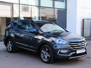 2017 Hyundai Santa Fe III Рестайлинг, синий, 1690000 рублей, вид 3