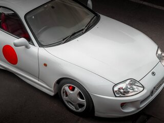1996 Toyota Supra IV (A80), белый, 7500000 рублей, вид 3