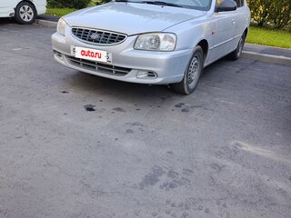 2006 Hyundai Accent ТагАЗ II, серебристый, 360000 рублей, вид 1