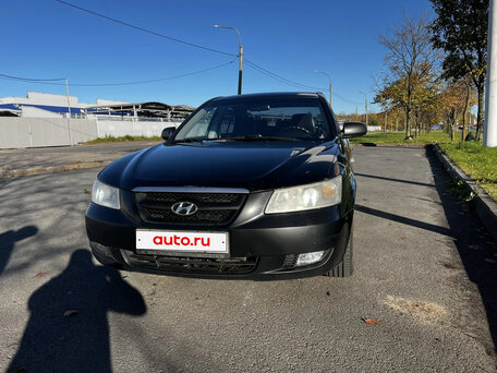 2006 Hyundai Sonata V (NF), чёрный, 500000 рублей, вид 1