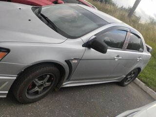 2008 Mitsubishi Lancer X, серебристый, 650000 рублей, вид 4