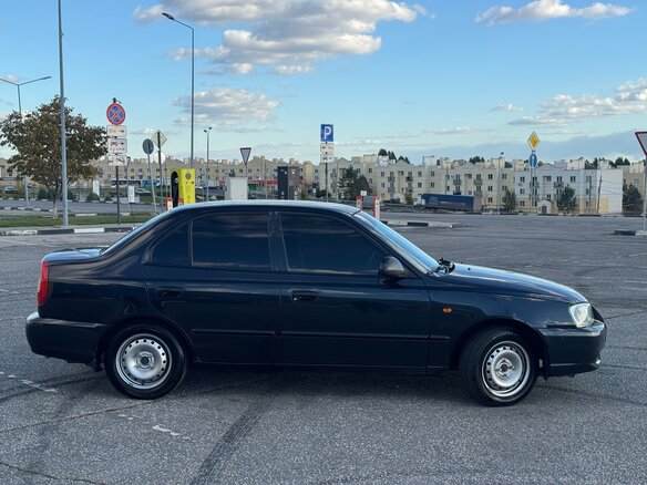 2008 Hyundai Accent ТагАЗ II, чёрный, 305000 рублей - вид 6