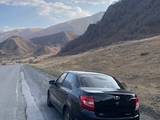 2012 Lada (ВАЗ) Granta I, чёрный, 375000 рублей, вид 2