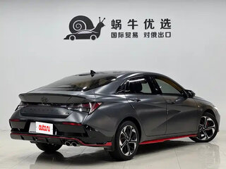 2023 Hyundai Elantra VII (CN7) Рестайлинг, чёрный, 1350000 рублей, вид 4