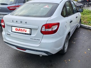 2019 Lada (ВАЗ) Granta I Рестайлинг, белый, 650000 рублей, вид 3