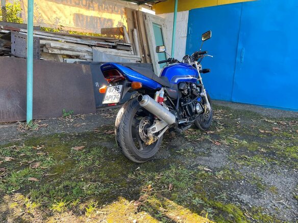 2001 Honda CB 400 Super Four, синий, 400000 рублей - вид 2