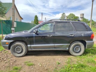 2003 Hyundai Santa Fe I, чёрный, 420000 рублей, вид 4