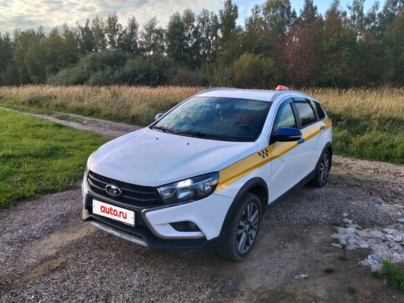 2021 Lada (ВАЗ) Vesta SW Cross I, белый, 1150000 рублей