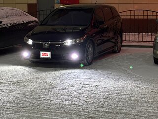 2009 Honda Stream II Рестайлинг, чёрный, 1099000 рублей, вид 2