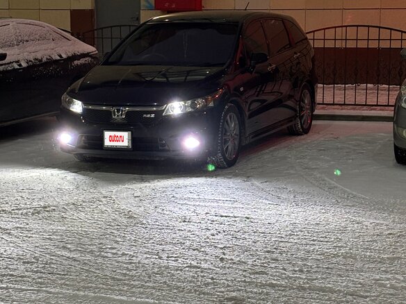 2009 Honda Stream II Рестайлинг, чёрный, 1099000 рублей - вид 1