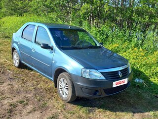 2010 Renault Logan I Рестайлинг, синий, 268000 рублей, вид 2