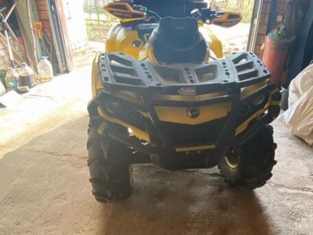 2013 BRP Can-Am Outlander 500, жёлтый, 560000 рублей, вид 3