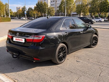 2017 Toyota Camry US Market VII (XV50) Рестайлинг, чёрный, 2350000 рублей, вид 4