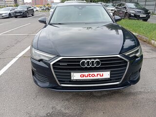2021 Audi A6 45 TFSI V (C8), синий, 4000000 рублей, вид 2