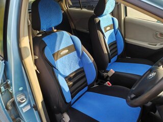 2006 Toyota Vitz II (XP90), голубой, 380000 рублей, вид 4