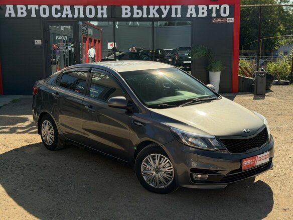 2016 Kia Rio III Рестайлинг, серый, 1050000 рублей - вид 30