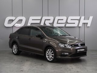 2016 Volkswagen Polo V Рестайлинг, коричневый, 1359000 рублей, вид 1