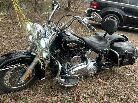 2011 Harley-Davidson Softail Standard, чёрный, 700000 рублей, вид 3