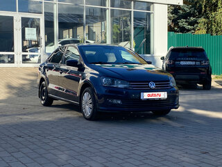 2015 Volkswagen Polo V Рестайлинг, синий, 1055000 рублей, вид 1