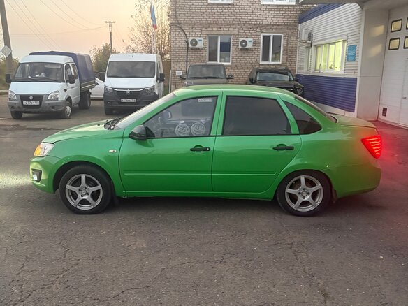 2013 Lada (ВАЗ) Granta I, зелёный - вид 6
