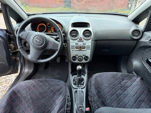 2008 Opel Corsa D, синий, 298000 рублей - вид 9