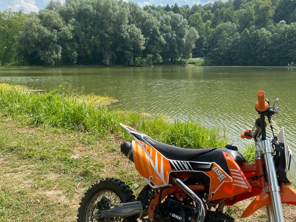 2020 BSE MX 125, оранжевый, 75000 рублей - вид 8