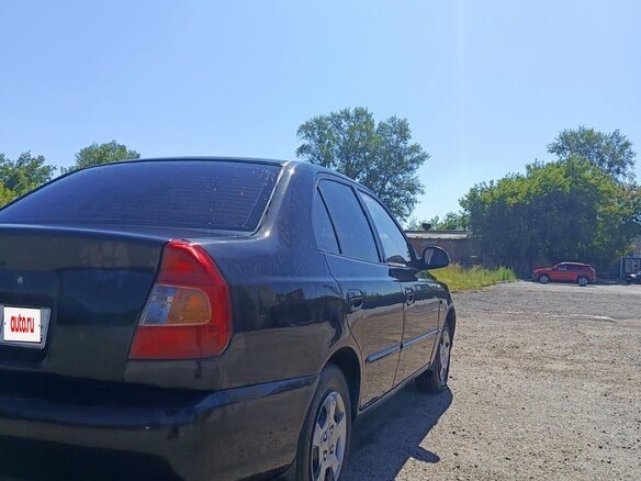 2007 Hyundai Accent ТагАЗ II, чёрный, 299999 рублей - вид 4