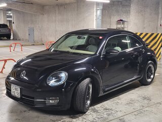 2012 Volkswagen Beetle II (A5), чёрный, 1130000 рублей, вид 2