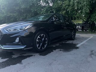 2018 Hyundai Sonata VII (LF) Рестайлинг, чёрный, 1200000 рублей, вид 1