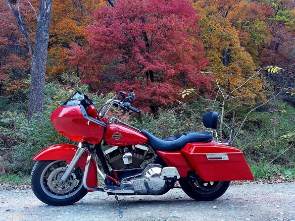2001 Harley-Davidson Road Glide, красный, 770000 рублей