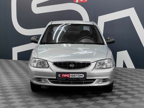 2008 Hyundai Accent ТагАЗ II, серебристый, 409900 рублей - вид 1