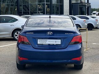 2014 Hyundai Solaris I Рестайлинг, синий, 720000 рублей, вид 5